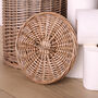 Round Wicker Toilet Roll Holder, thumbnail 4 of 4