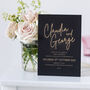 Personalised Modern Classic Wedding Invitations, thumbnail 1 of 6
