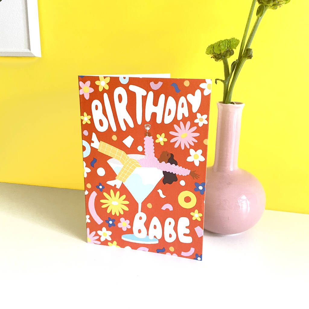 Happy Birthday Babe Card - bouf.com