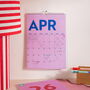 2026–2027 A4 Academic Year Calendar | Colourburst | August Start, thumbnail 2 of 7