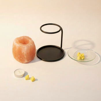 Himalayan Salt Crystal Oil Burner And Wax Melter, 3 of 8