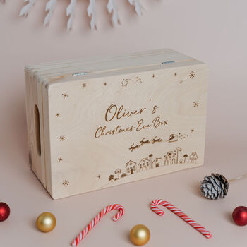 Personalised Christmas Eve Box With Father Christmas, 3 of 6
