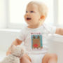Personalised Rudolph 'My 1st Christmas' Baby Vest, thumbnail 1 of 6