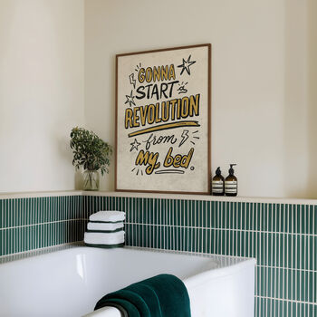 Oasis Music Print, Revolution From My Bed, 9 of 12