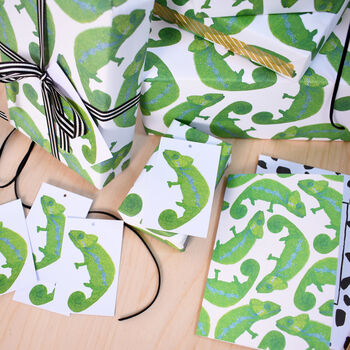 Chameleon Eco Recycled Wrapping Paper Pack, 2 of 4