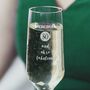 Personalised Special Age Birthday Flute Glass For Her, thumbnail 2 of 6