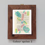 Folium Wood Block Print Vintage Book Page, thumbnail 6 of 7