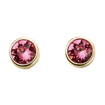 18ct Gold Plated October Birthstone Stud Earrings, 4 of 8