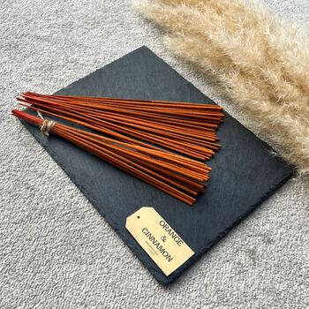 Orange And Cinnamon Natural Incense Sticks, 6 of 6