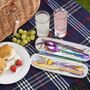 Stainless Steel Travel Cutlery Set With Free Engraving, thumbnail 1 of 12