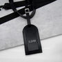 Couples Handmade Personalised Leather Luggage Tag Set, thumbnail 3 of 8