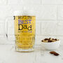 Personalised World's Best Dad Glass Tankard, thumbnail 1 of 5