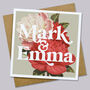 Personalised Couple's Wedding Or Engagement Card, thumbnail 1 of 2
