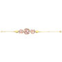 Gold Plated Round Disc Bracelet, thumbnail 3 of 3