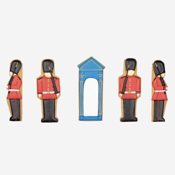 Hand Iced London Guards Letterbox Biscuits Souvenir, 3 of 4