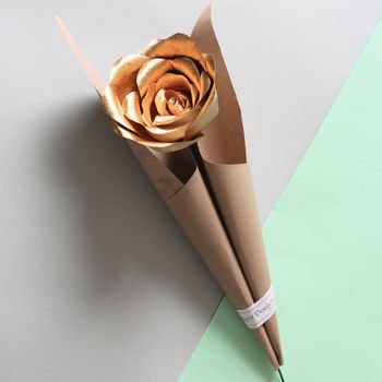 Gold Paper Rose, 3 of 4