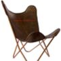 Nu Buck Leather Butterfly Chairs Different Colours, thumbnail 8 of 12