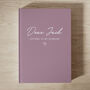 Letters To My Husband Journal, Personalised Notebook, thumbnail 1 of 8