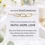 Confirmation Bracelet For Girl, Faith Gift, thumbnail 1 of 11
