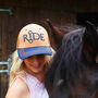 Equestrian Baseball Cap For Horse Riders, thumbnail 3 of 11