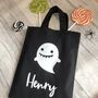 Personalised Halloween Ghost Treat Bag, thumbnail 1 of 4