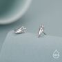 Sterling Silver Amphora Vase Stud Earrings, thumbnail 4 of 12