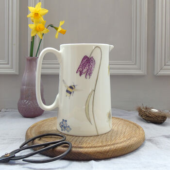 Spring Flower And Bee One Pint Jug, 9 of 12