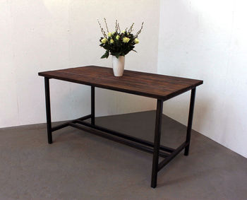 Eloise Two Toned Scaffold Board Table, 4 of 9