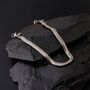 Mens Personalised Flat Snake Bracelet, thumbnail 6 of 9
