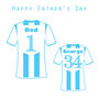 Happy Father's Day/ Step Daddy Football Shirt Card, thumbnail 3 of 3