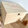 Personalised Initial Baby Keepsake Box Various Colours, thumbnail 5 of 10