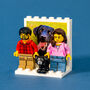 Personalised Pet And Owner Lego® Brick Minifig Display: Custom Photo Keepsake Gift, thumbnail 3 of 12