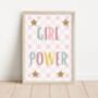 Personalised Floral Name Print Set, Girls Room Pastel Gallery Wall, thumbnail 5 of 5