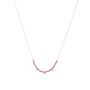 Sterling Silver Gold Plated Tourmaline Necklace, thumbnail 5 of 5