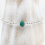 Silver Turquoise December Birthstone Bracelet, thumbnail 2 of 9