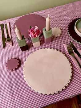 Painted Scalloped Placemat, 6 of 12