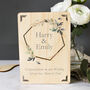 Personalised Wooden Wedding Or Engagement Card, thumbnail 3 of 5