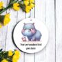 Personalised Hippo Parent And Child Decoration, thumbnail 2 of 2