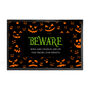Personalised Halloween Beware Indoor Doormat, thumbnail 3 of 4