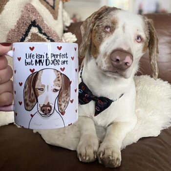 Personalised Dainty Hearts Dog Lover Mug, 3 of 11