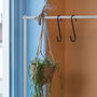 Over Table Hanging Rack Rail In White Steel Fit 211.5cm, thumbnail 1 of 8