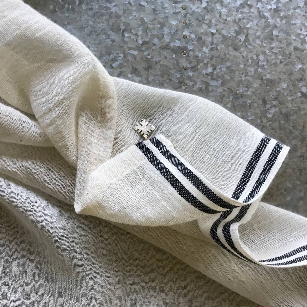 White Cotton Table Runner By QÄSA QÄSA