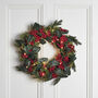 Red Berry Christmas Wreath, thumbnail 1 of 2