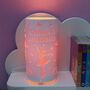 Personalised Ballerina And Butterfly LED Night Light, thumbnail 1 of 5