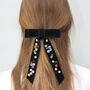 Velvet Jewelled Hair Bows, thumbnail 1 of 10