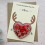 Personalised Reindeer Hug Card, thumbnail 1 of 2