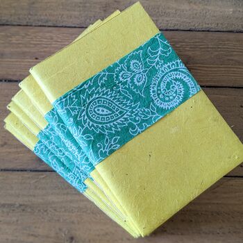Eco Friendly Nepali Lokta Paper Hardcover Notebook A5, Fair Trade, 5 of 8