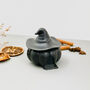 Decorative Black Witch House Bowl Halloween Decoration, thumbnail 7 of 10