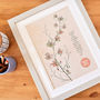 Seedling To Flower Personalised Thank You Print, thumbnail 2 of 8