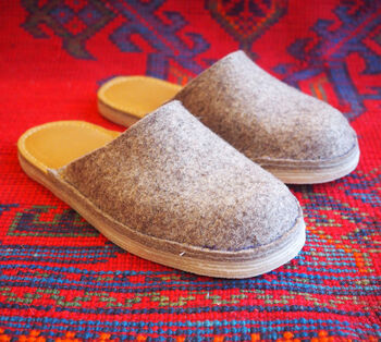 Handmade Personalised Felt Slippers, 4 of 10
